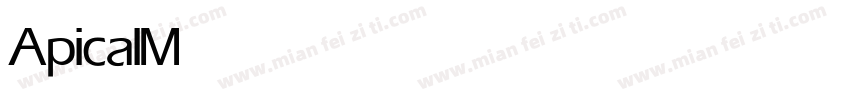 ApicalMediumC Medium字体转换